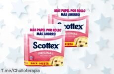 Descubre el super chollo del papel higiénico Scotttex: 64 unidades de calidad y suavidad a un precio loco, ¡aprovéchalo antes que se agote!