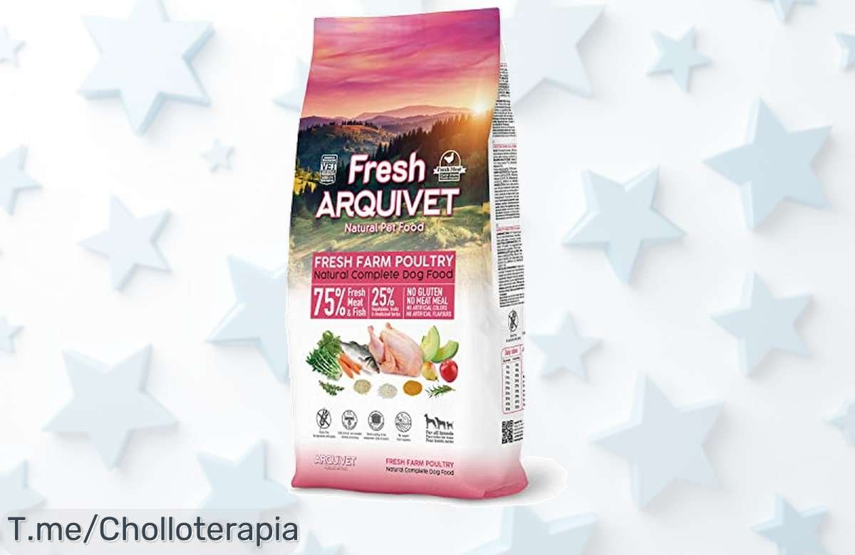 Descubre el super chollo para tu perro: Arquivet Fresh Farm Poultry con 75% carne fresca que hará feliz a tu mascota. ¡Compra ahora antes de que se agote esta oferta limitada!