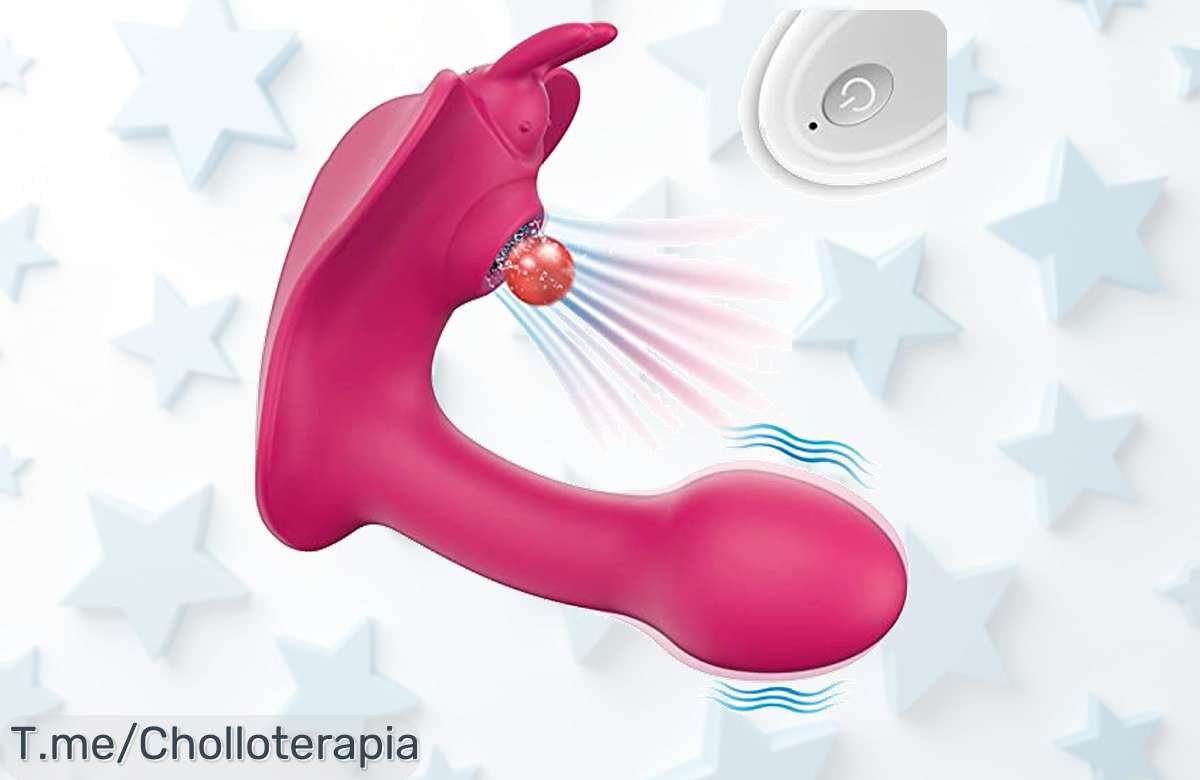 Descubre el vibrador succionador que transformará tu placer: 10 modos increíbles en un masajito silencioso y recargable. Aprovecha este ofertón exclusivo ¡antes de que se agote!