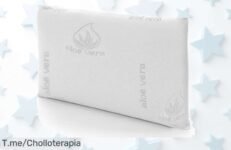 Descubre la Almohada Noah: Sueños plenos con visco copos y aloe vera antialérgica Super chollo para tu descanso, ¡aprovecha esta oferta limitada antes de que se agoten!