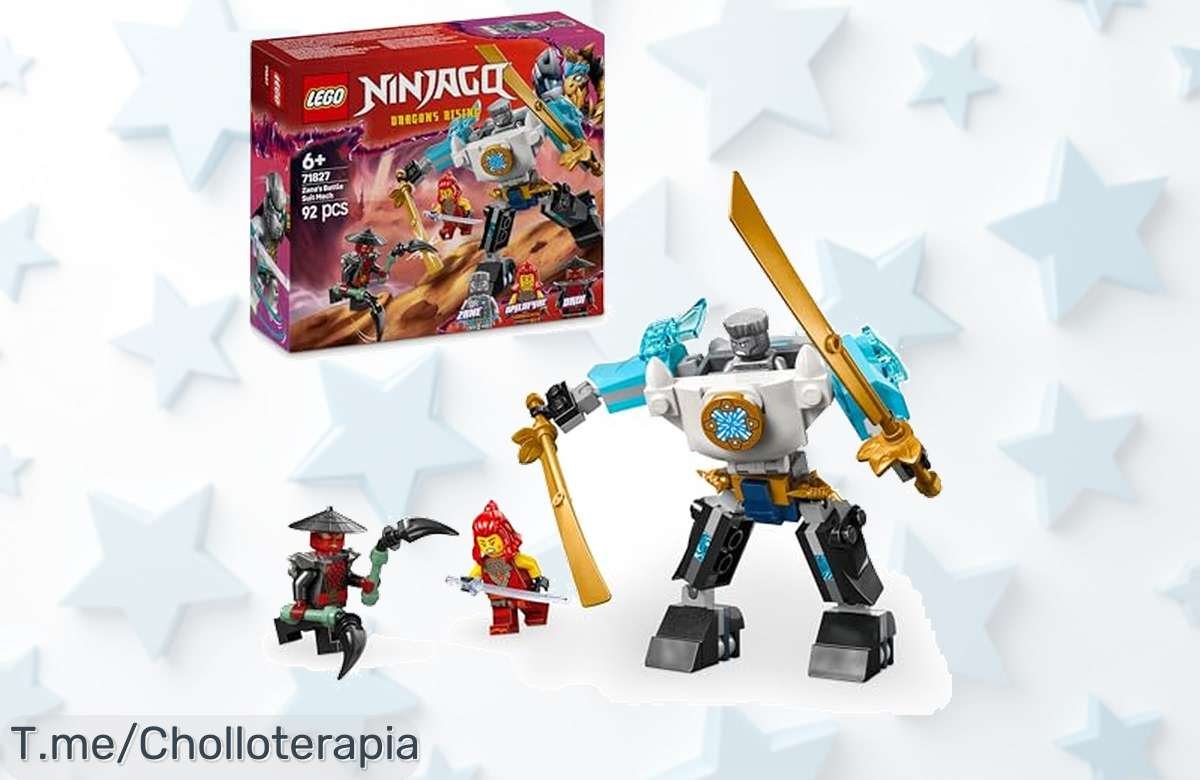 Descubre la Armadura Robótica de Zane, el super chollo con 3 minifiguras exclusivas que hará brillar tu colección. ¡Aprovecha esta oferta limitada y compra ya!