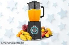 Descubre la Batidora Cecotec Power Black Titanium, 2000 W de potencia y cuchillas inox que trituran al instante ¡Aprovecha este super chollo antes de que se acabe!