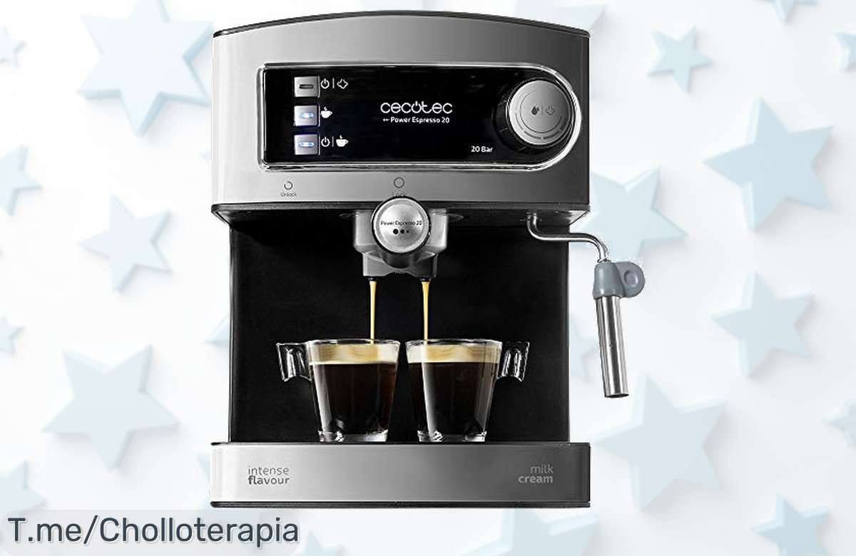 Descubre la Cafetera Express Cecotec y disfruta de café como en tu cafetería favorito, sabor increíble al instante. Aprovecha este chollazo antes que se agoten.