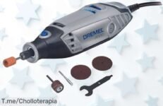 Descubre la Dremel 3000, la multiherramienta silenciosa que transforma tu creatividad con accesorios incluidos Aprovecha este ofertón limitado y crea ahora mismo ¡No te lo pierdas!