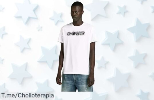 Descubre la GSTAR Distressed Logo TShirt, un diseño único que hará que todos te miren ¡No dejes pasar este ofertón exclusivo y limitado! ¡Compra ya y marca la diferencia!