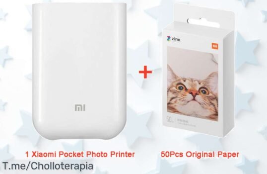 Descubre la Impresora Fotográfica de Bolsillo Xiaomi: imprime tus recuerdos al instante, conéctala por Bluetooth y aprovecha este ofertón antes que se acabe ¡No esperes más!