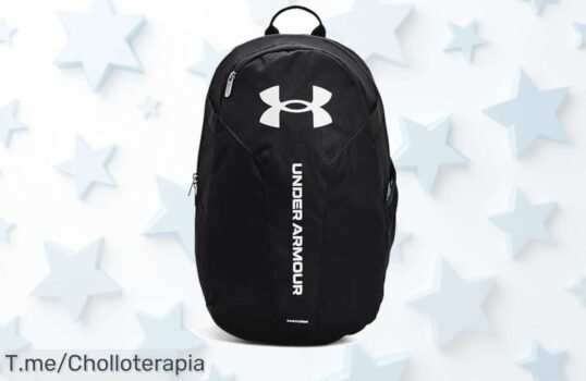 Descubre la Mochila Under Armour Hustle Lite: diseño único y ajuste seguro que te hará brillar ¡Aprovecha este super chollo antes de que se agote!