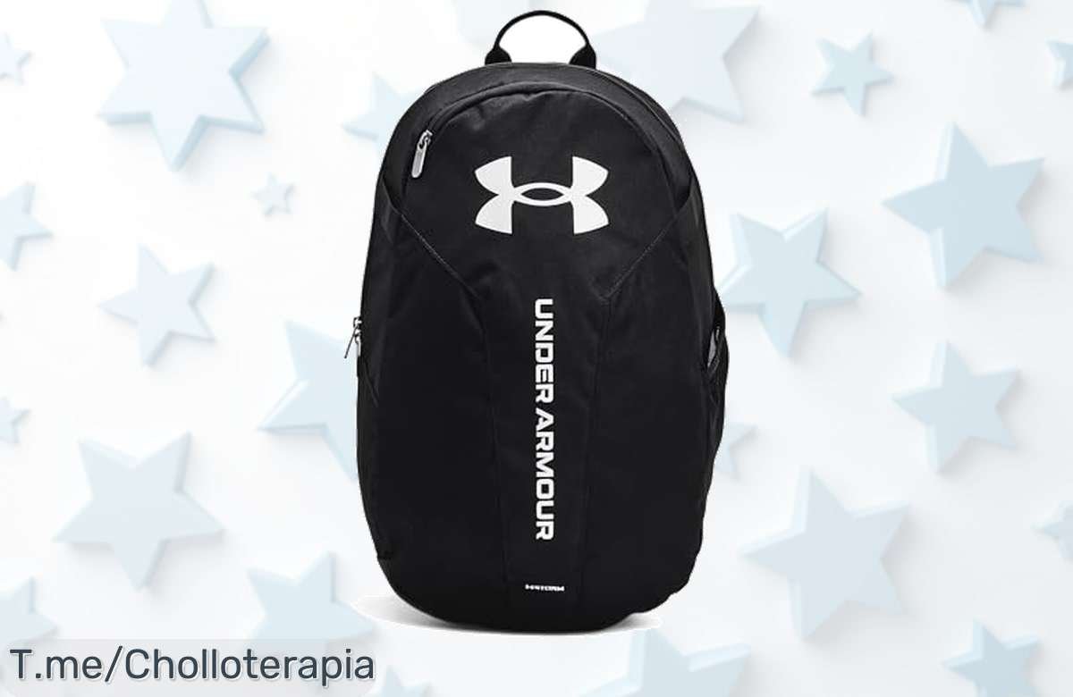 Descubre la Mochila Under Armour Hustle Lite: diseño único y ajuste seguro que te hará brillar. ¡Aprovecha este super chollo antes de que se agote!