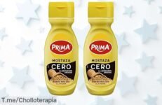 Descubre la Mostaza Cero, ¡un sabor increíble sin azúcares añadidos! Llévate 2 paquetes en este ofertón único y transforma tu comida hoy mismo ¡Compra ya antes de que se agote!