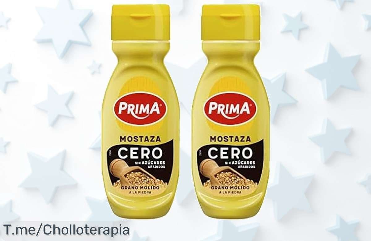 Descubre la Mostaza Cero, ¡un sabor increíble sin azúcares añadidos! Llévate 2 paquetes en este ofertón único y transforma tu comida hoy mismo. ¡Compra ya antes de que se agote!
