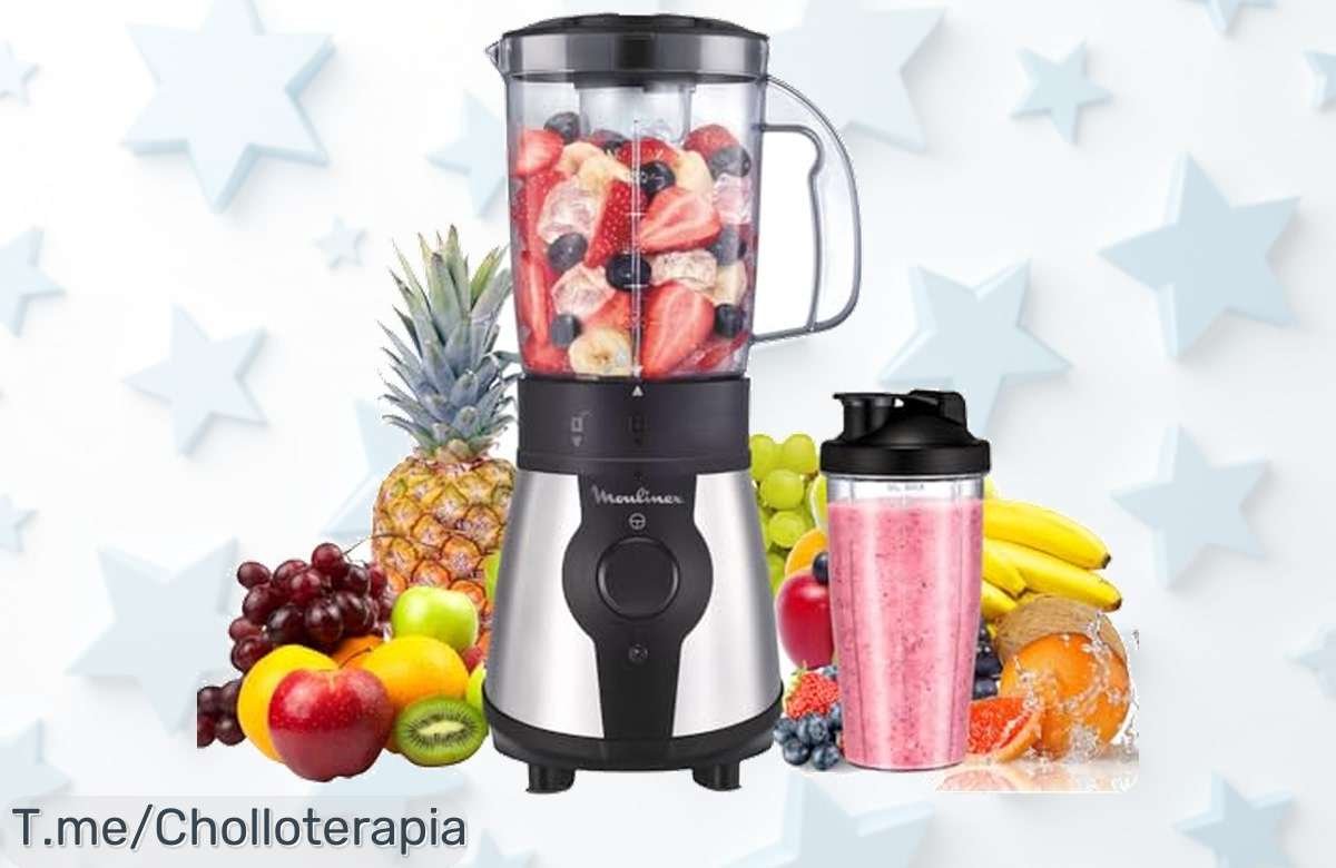 Descubre la Moulinex Blend&Go, ¡la batidora compacta que prepara batidos deliciosos al instante! Aprovecha este super chollo y llévate la tuya antes de que se agoten.