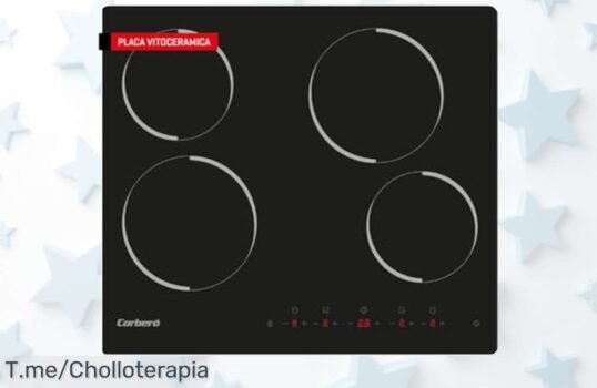 Descubre la Placa Vitrocerámica Corbero: Potencia 6000 W, Temporizador y Seguridad Total para Cocinar Como un Chef Super Chollo Limitado ¡Compra Ya Antes de Que se Agote!