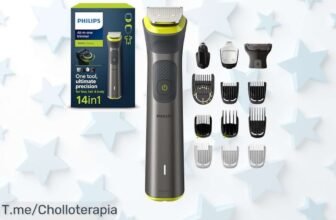 Descubre la Potente Recortadora Philips 14 en 1, ¡con 120 min de batería y un precio loco! No te pierdas este ofertón limitado, actúa ya antes que se agoten