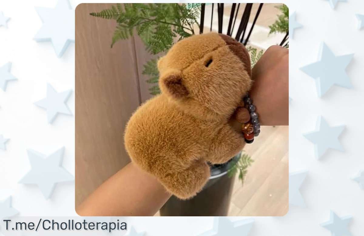 Descubre la Pulsera Capybara: Un juguete encantador que hará sonreír a tus niños. ¡No dejes pasar este ofertón único y compra ahora antes de que se agote!