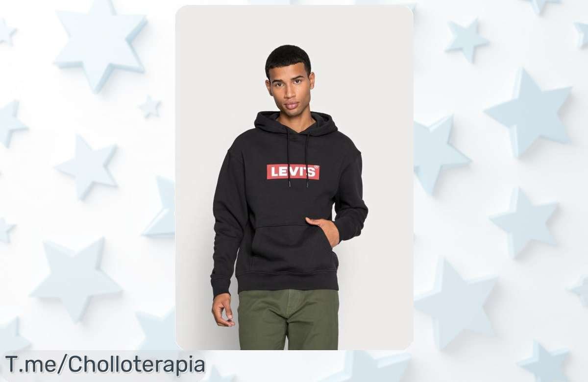 Descubre la Sudadera Levi’s que Todos Quieren, 100% Algodón y con Logo Impresionante, ¡Un Super Chollo Limitado! Compra Ahora Antes de Que Se Agote Esta Oferta Única.