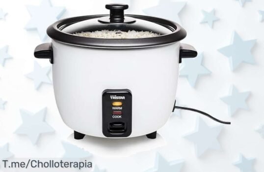 Descubre la Tristar RK6117, un ofertón nunca visto para preparar arroz suelto y delicioso sin complicaciones ¡No te quedes sin tu chollo, compra ya antes que se acabe!