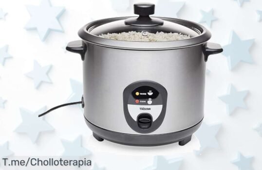 Descubre la Tristar RK6127: Arrocera de 10 raciones y fácil limpieza, ¡ofertón nunca visto para que siempre disfrutes de arroz caliente! Aprovecha este super chollo antes que se acabe