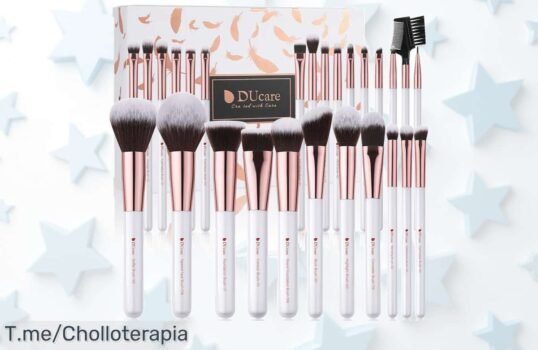 Descubre la brocha DUcare: acabados profesionales y luminosos con suave pelo sintético ¡Super chollo que no puedes dejar pasar! Compra ya antes de que se agote