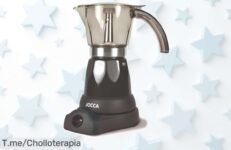 Descubre la cafetera italiana Jocca con giro 360º y café siempre caliente, un ofertón único que transforma tu mañana ¡Hazte con ella ya antes de que se acabe!
