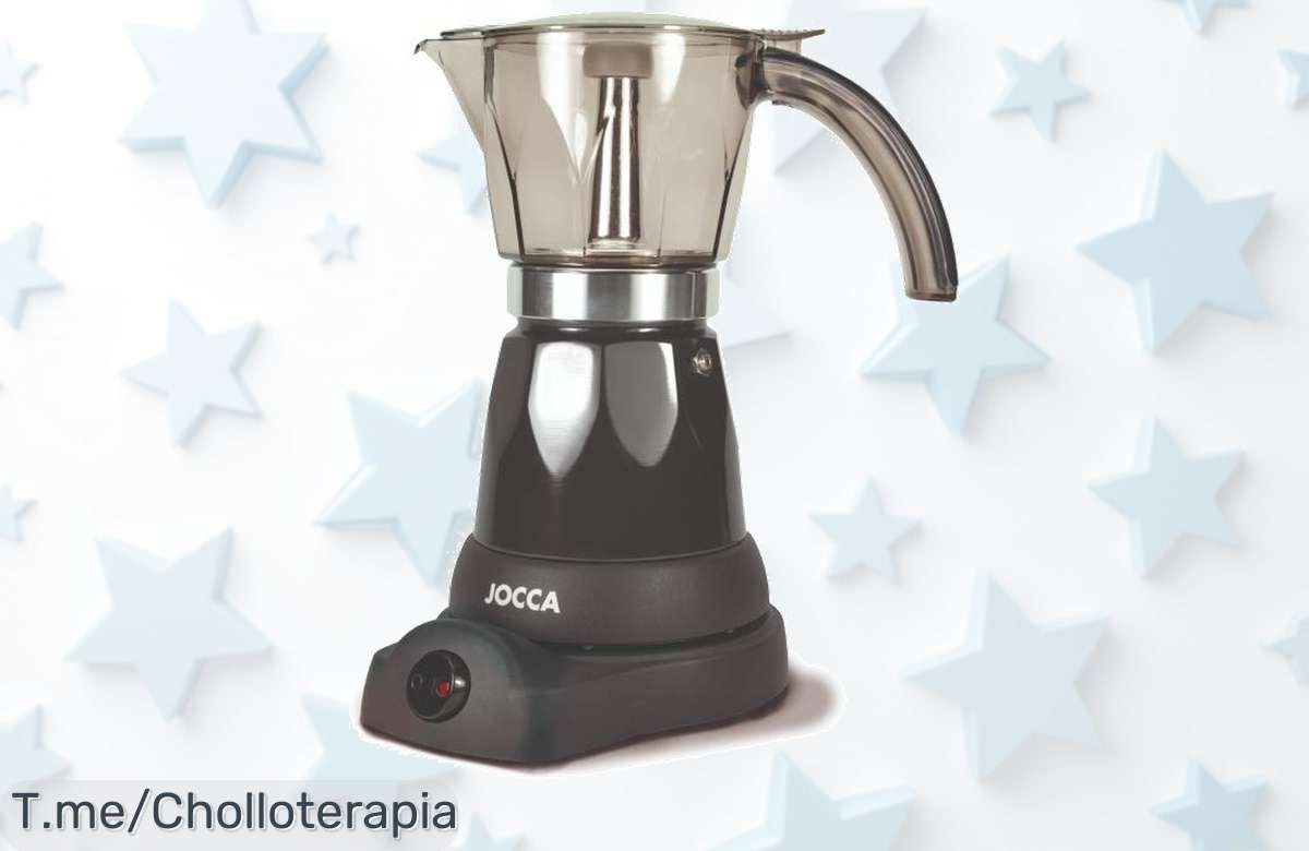 Descubre la cafetera italiana Jocca con giro 360º y café siempre caliente, un ofertón único que transforma tu mañana. ¡Hazte con ella ya antes de que se acabe!