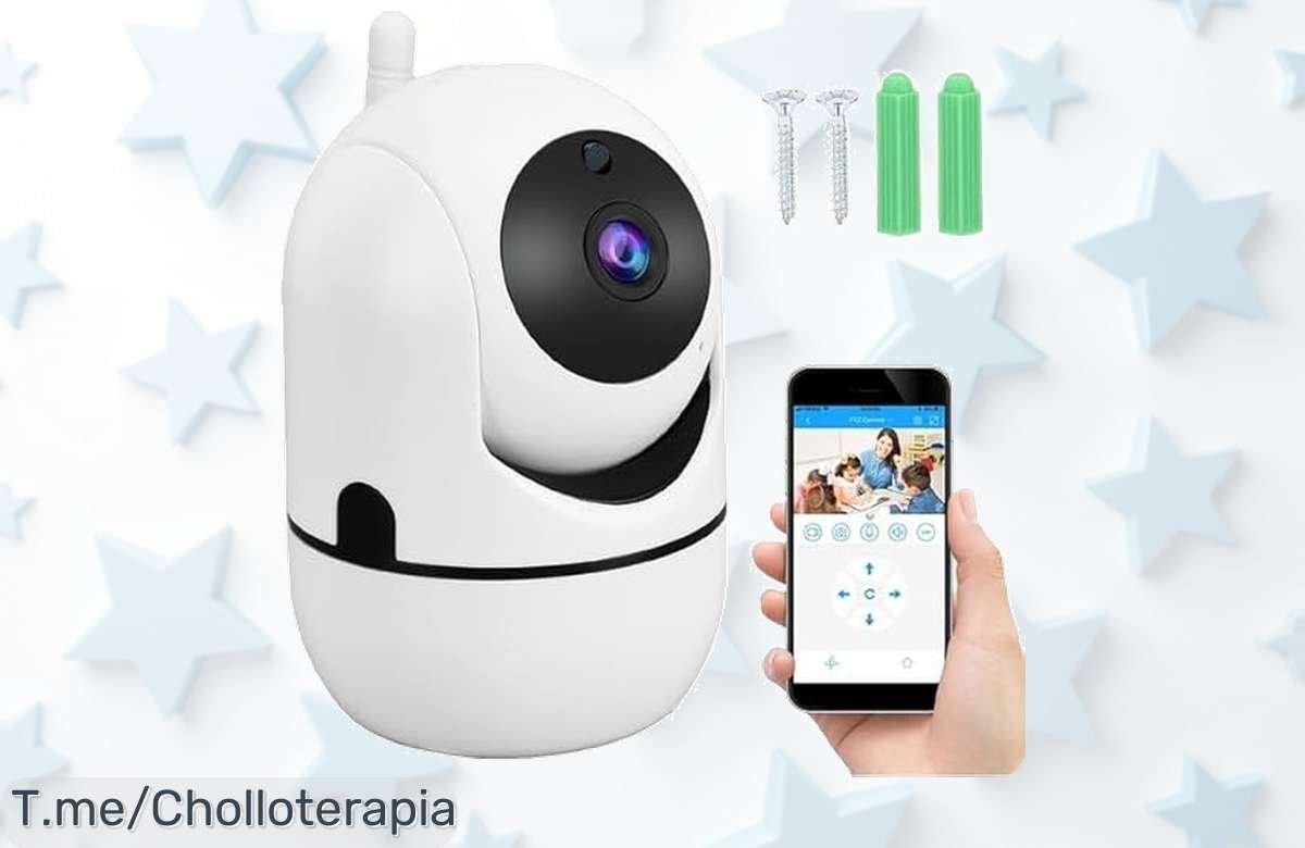 Descubre la cámara de vigilancia WiFi más sorprendente: visión nocturna HD y audio bidireccional a un precio loco. ¡Aprovecha esta oferta limitada antes que se agote!