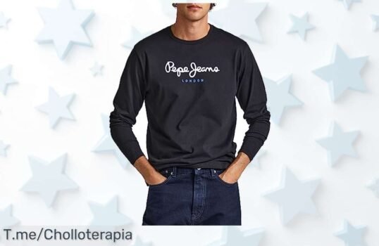 Descubre la camiseta slim fit de Pepe Jeans a un precio loco: estilo único y comodidad insuperable ¡No esperes más, aprovecha este ofertón antes que se acabe!