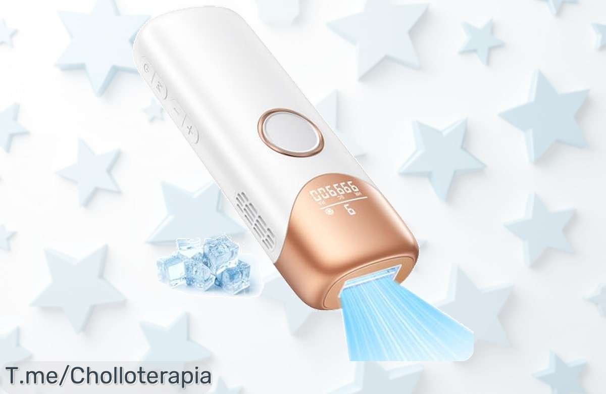 Descubre la depilación IPL con función de hielo: 999,900 destellos sin dolor a un precio loco. ¡Aprovecha ahora el super chollo que no se repetirá!