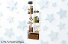 Descubre la estantería en forma de árbol, un super chollo con 8 compartimentos para tus libros Dale estilo a tu hogar y organiza todo ¡Aprovecha este ofertón antes que se agote!