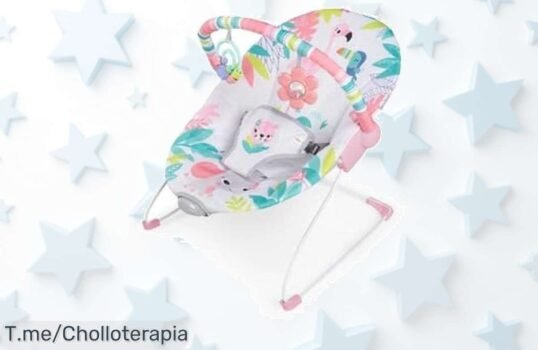 Descubre la hamaca bebé Flamingo Vibes a un precio loco: diversión con vibraciones y arco de juego que llenará de sonrisas tus momentos juntos ¡Compra antes de que se acabe!
