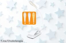 Descubre la lámpara de lectura con clip que cuida tus ojos, ¡con 7 LED y 3 niveles de brillo! Aprovecha este ofertón a precio loco antes de que se agote, actúa ya