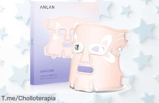 Descubre la magia de ANLAN: máscara LED con 5 colores para una piel radiante Aprovecha este ofertón limitado y dale a tu rostro el respiro que necesita ¡Compra ya antes de que se acabe!