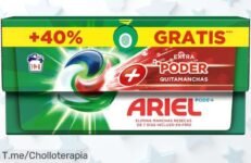 Descubre la magia de Ariel All-in-One: 27 lavados con poder extra quitamanchas y limpieza profunda a un precio loco ¡No te pierdas este ofertón, compra ahora antes que se acabe!