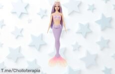 Descubre la magia de Barbie Sirena con cabello vibrante, un super chollo que desatará la imaginación de tus peques ¡Aprovecha esta oferta única y añádela ya!