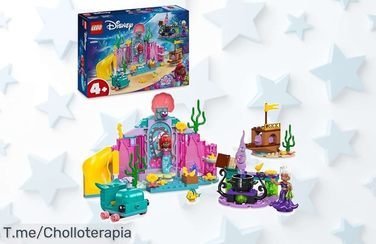 Descubre la magia de LEGO con Ariel y Úrsula: construye aventuras increíbles que encantarán a tus peques. ¡No te pierdas este super chollo, stock limitado!