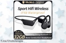 Descubre la mágica experiencia de escuchar música bajo el agua con los VAORLO Auriculares impermeables, así que no pierdas esta oferta limitada y compra ya tu super chollo