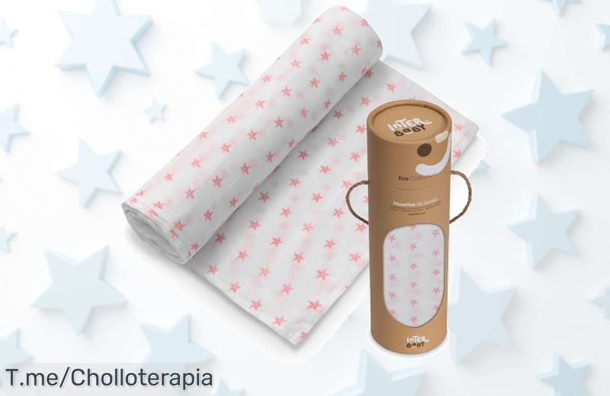 Descubre la muselina bambú para bebés: suavidad absorbente y diseños adorables a un precio loco. ¡Aprovecha este ofertón antes de que se agote!