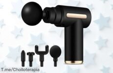 Descubre la pistola de masaje Klack®: alivio instantáneo para tus músculos y estrés a un precio loco ¡No te quedes sin la tuya, oferta limitada solo por hoy!