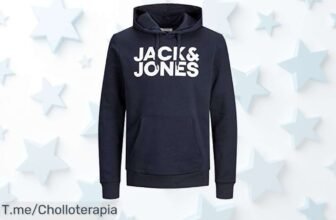 Descubre la sudadera Jack & Jones con estilo único y libertad de movimiento, un ofertón que vuela rápido Consíguela ya o te quedarás sin ella ¡No esperes más!