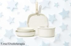Descubre las sartenes de cocina de 6 piezas, un chollo nunca visto que transformará tus comidas en festines ¡No te quedes sin ellas, oferta limitada solo por hoy!