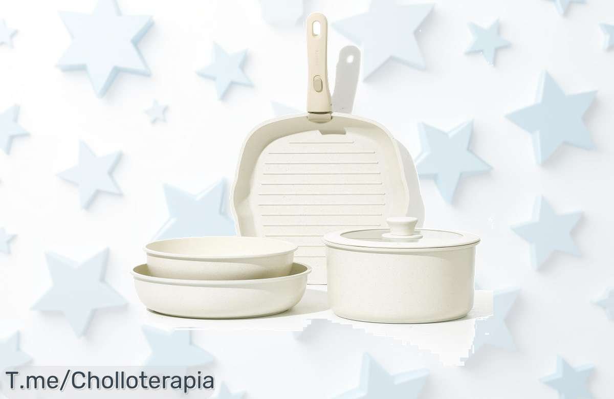 Descubre las sartenes de cocina de 6 piezas, un chollo nunca visto que transformará tus comidas en festines. ¡No te quedes sin ellas, oferta limitada solo por hoy!