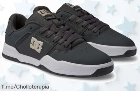 Descubre las zapatillas DC Shoes Central: estilo moderno y soporte acolchado en un ofertón nunca visto ¡Compra ya antes de que se acabe este precio loco!