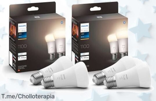 Despierta la magia en tu hogar con 4 lámparas Philips Hue a un precio loco, crea momentos únicos y actúa rápido antes de que se agote este ofertón exclusivo
