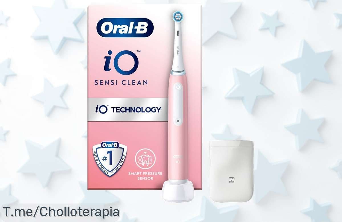 Despierta tu sonrisa con el Cepillo Oral B iO Whitening/SensiClean, limpieza profunda y blanqueamiento increíble a un precio loco. ¡Aprovecha este ofertón único ya!