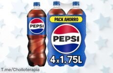 Disfruta 7 litros de Pepsi fría para hacer cada momento una fiesta inolvidable, aprovecha este super chollo y llévatelo antes que se agote, ¡actúa ya!