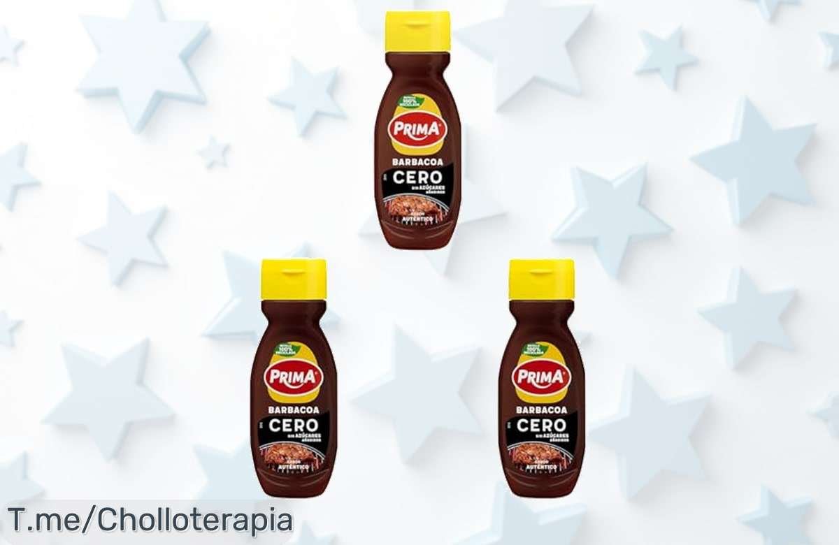 Disfruta de la salsa barbacoa Cero con 70% menos calorías y sabor ahumado irresistible a un precio loco, aprovecha el super chollo antes que se agote ¡Compra ya!