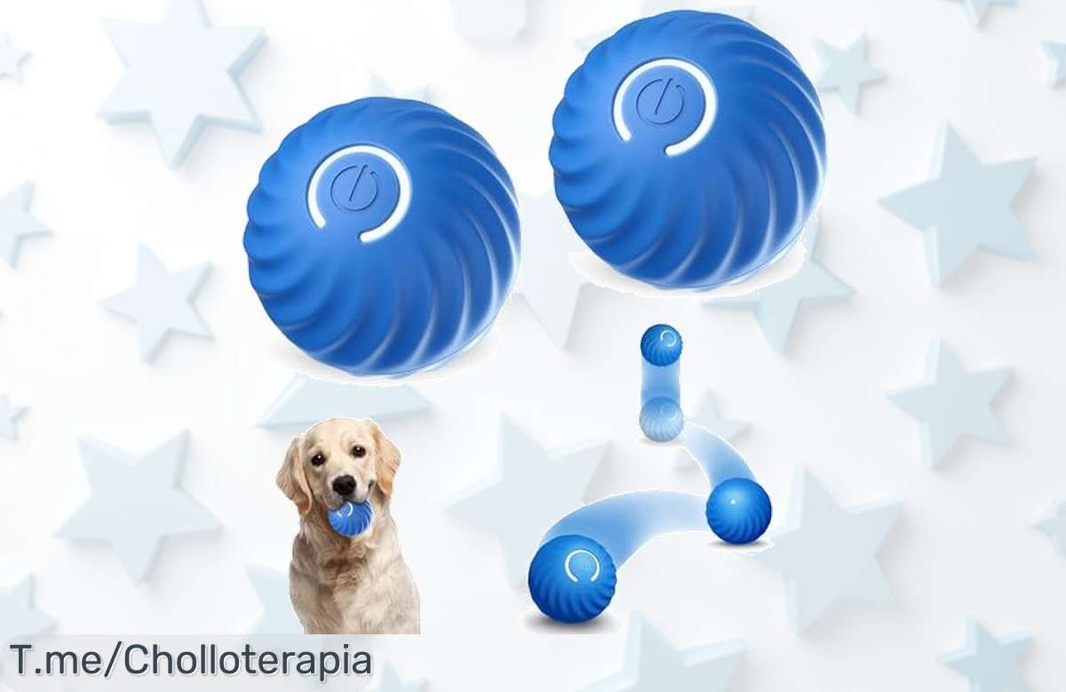 Diversión a lo grande para tu perro con 2 pelotas interactivas que giran 360º. Estimula su mente y asegura horas de entretenimiento. ¡No te quedes sin el ofertón antes de que se agoten!