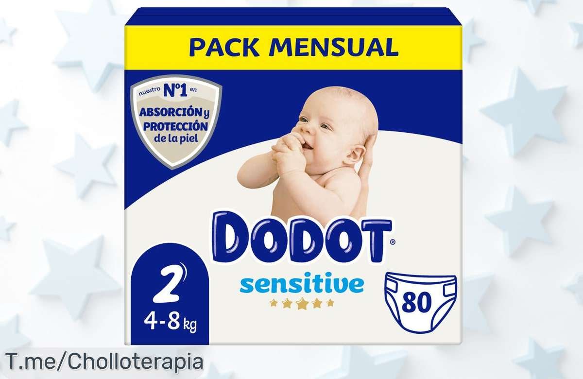 Dodot Sensitive Pañales Bebé: Un ofertón increíble que da a tu pequeño la protección que merece, ¡aprovecha este chollo antes de que se agote y compra ya!