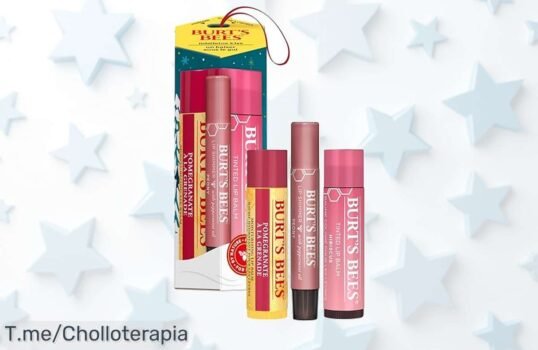 Embellece tus labios con el Set de Regalo Burt's Bees en sabores irresistibles, un ofertón que no puedes dejar pasar ¡Hazlo tuyo y deslumbra hoy mismo!