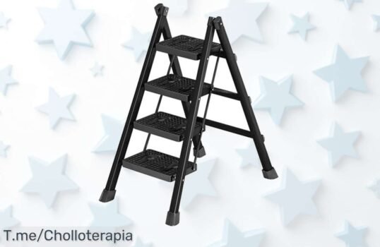 Escalera Plegable Antideslizante: Super Chollo Ligero y Seguro para Tus Proyectos, ¡Aprovecha el Ofertón Limitado Antes de que Se Agote!