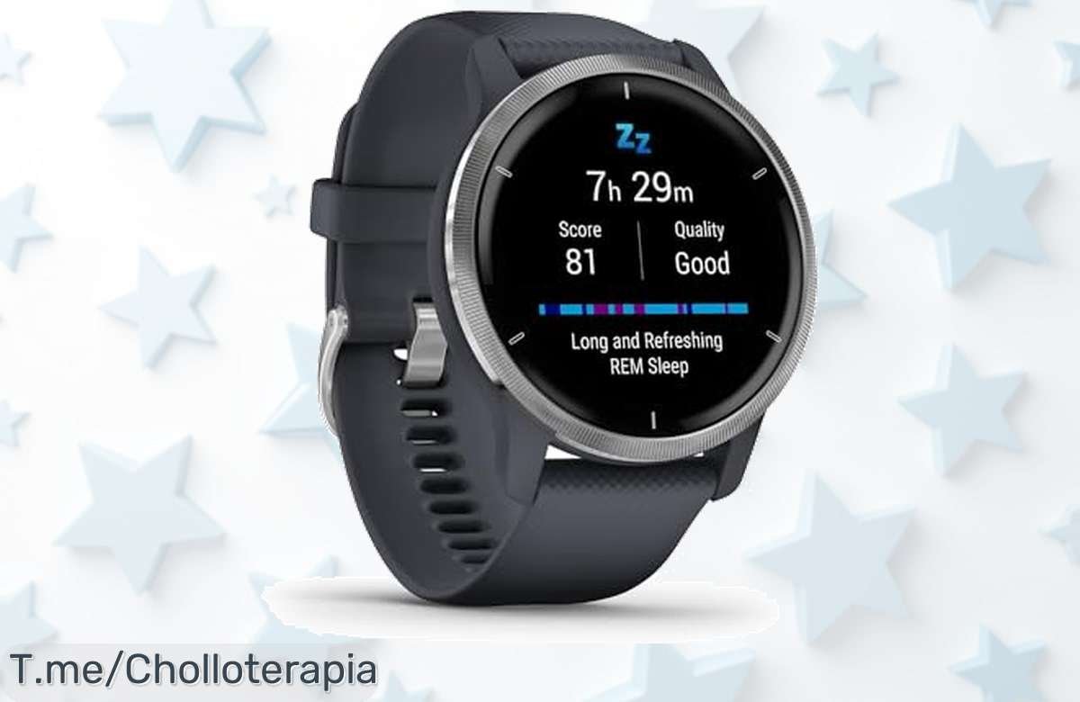 Garmin Venu 2: ¡GPS, música y autonomía de 11 días en un solo reloj! Aprovecha este super chollo para monitorear más de 25 deportes. ¡Compra ahora antes que se agote!